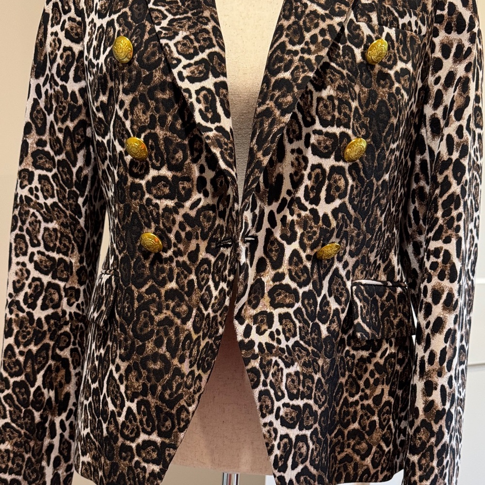 A.L.C Alton Leopard Blazer - Picture 3 of 9